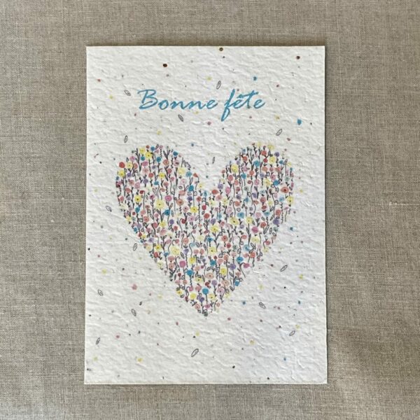 Bonne fête bleue – Carte à planter A6