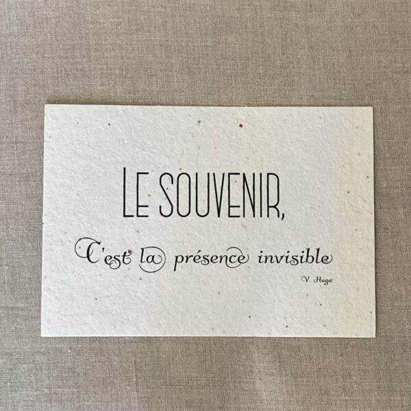 Souvenir – carte à planter A6