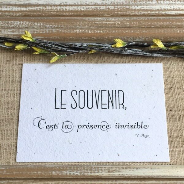 Souvenir – carte à planter A6