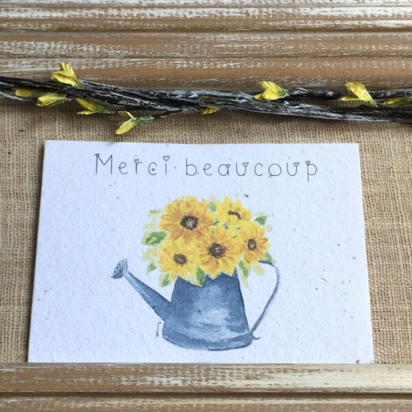 Merci beaucoup – carte à planter A6