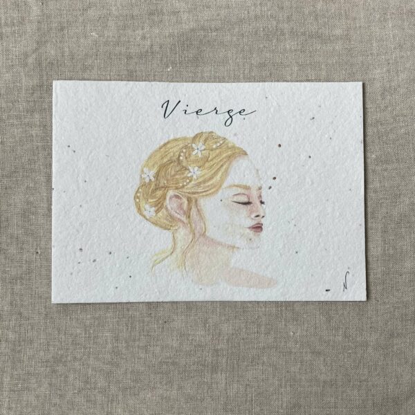 Vierge – Carte à planter A6