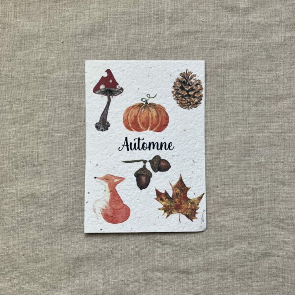 Automne – Carte à planter A6