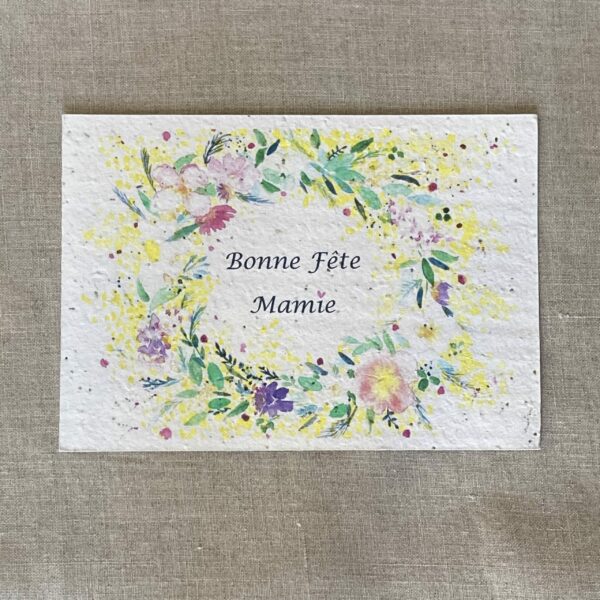 Bonne fête mamie – Carte à planter A6