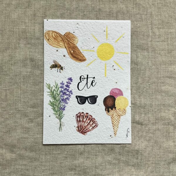 Eté – Carte à planter A6