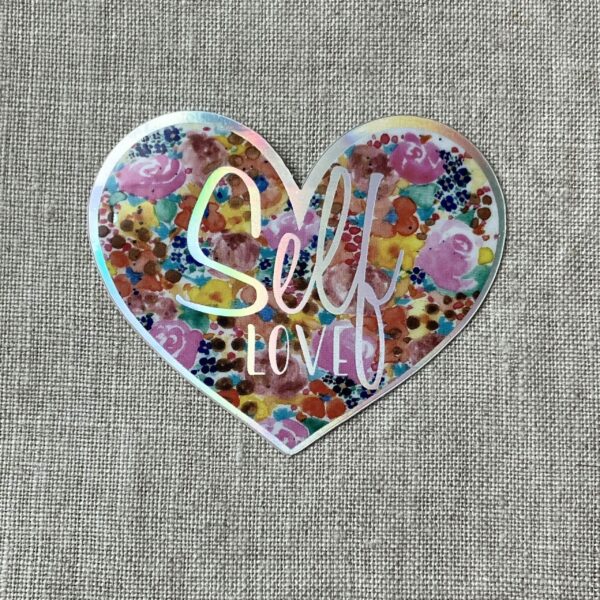 Sticker coeur “Self Love”